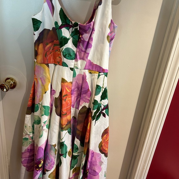 Calvin Klein multi colored midi dress. - Picture 2 of 3